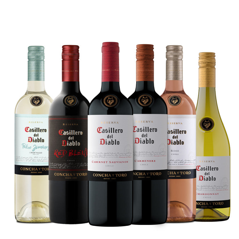 Kit Família Casillero Del Diablo Reserva - 6 Garrafas