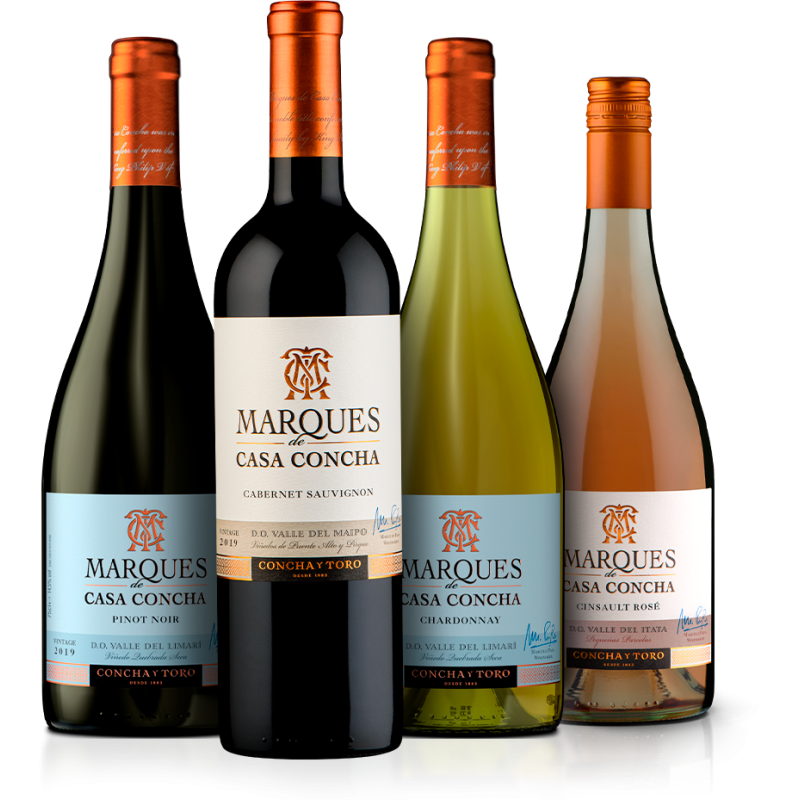 Kit Família Marques de Casa Concha 750ml - 4 garrafas