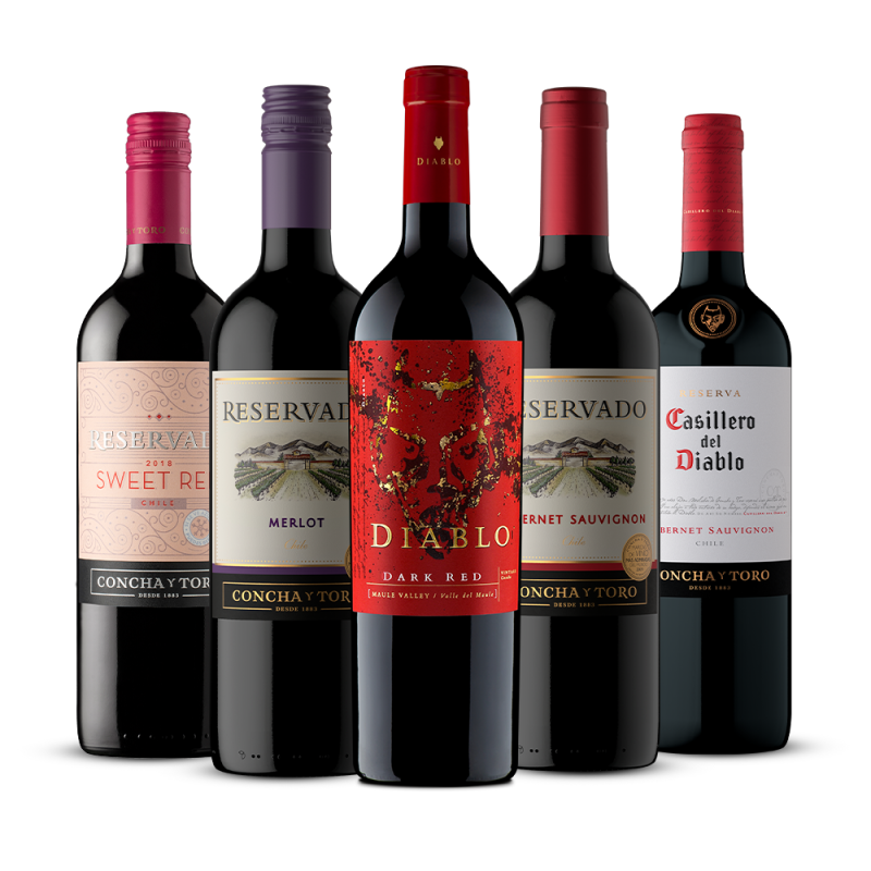 Kit Mais Vendidos Tintos