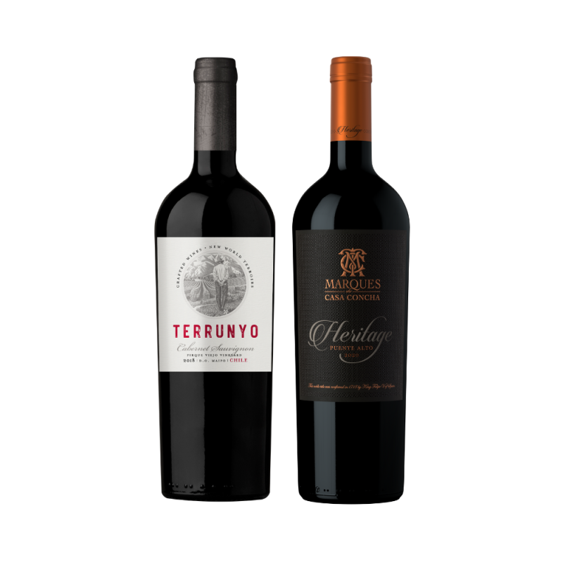 Kit Marquês de Casa Concha Heritage & Terrunyo Cabernet Sauvignon